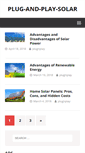 Mobile Screenshot of plug-and-play-solar.com